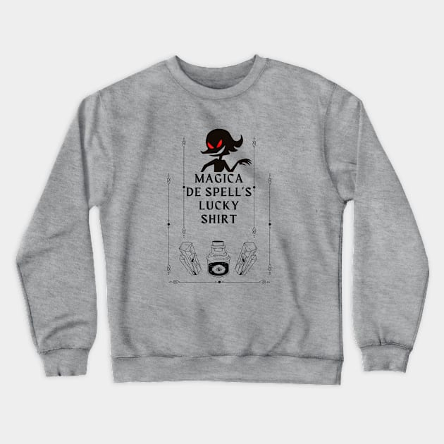 Magica De Spell's Lucky Shirt Crewneck Sweatshirt by Amores Patos 